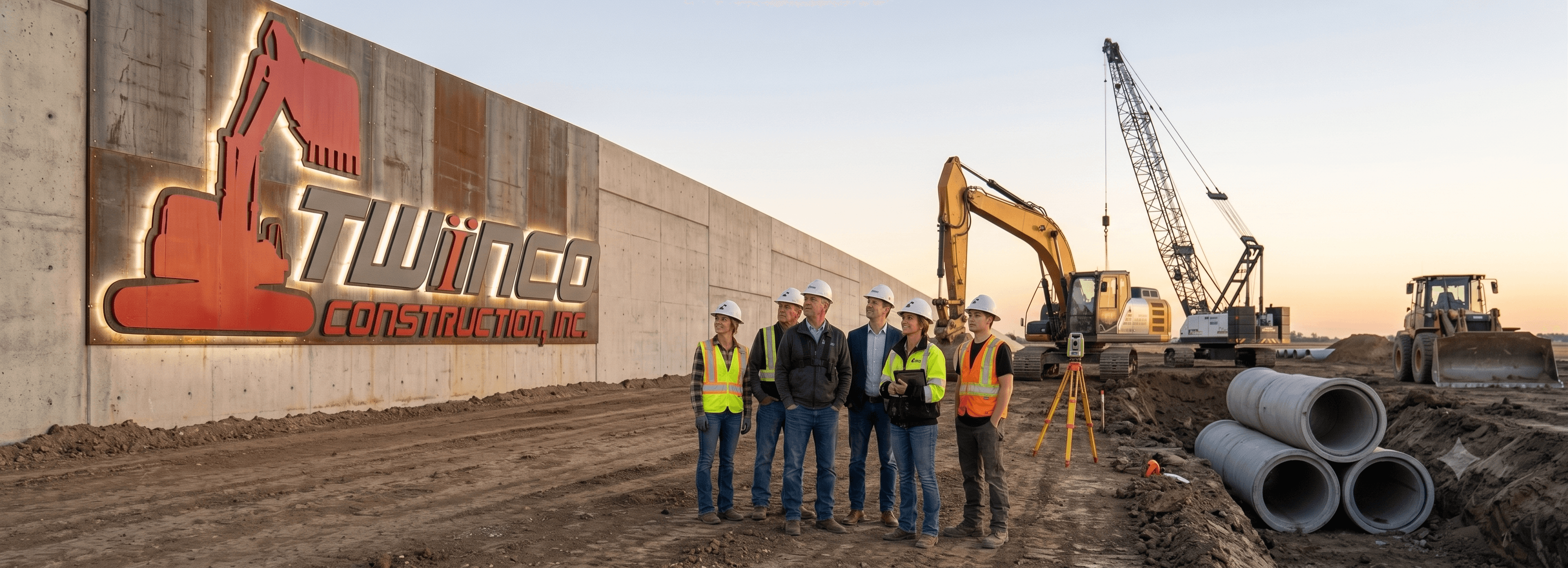 Twinco Construction project site