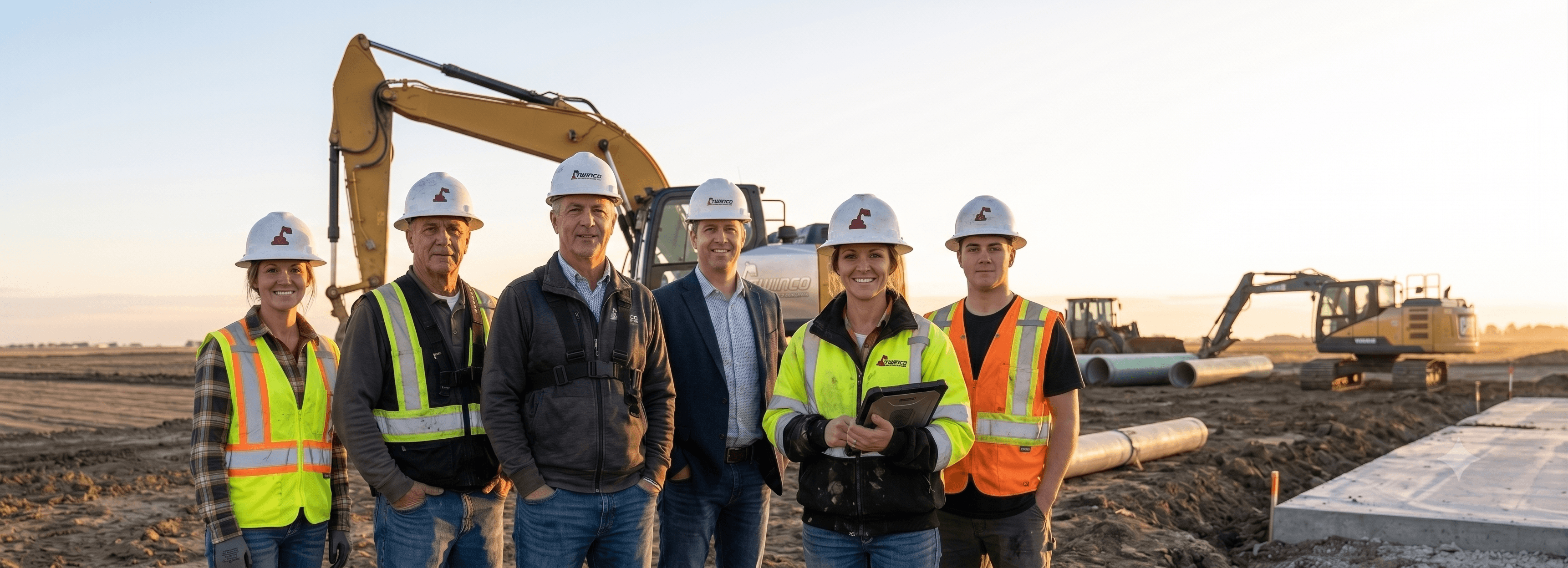 Twinco Construction crew on site